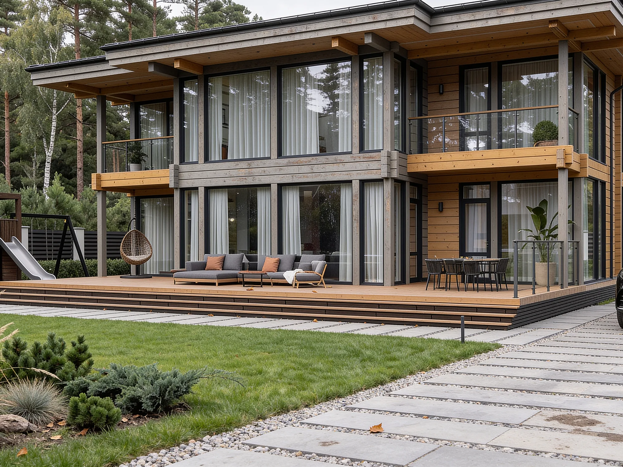 Построенный дом — Поместье Ели · 628 м², Одинцовский р-н, МО